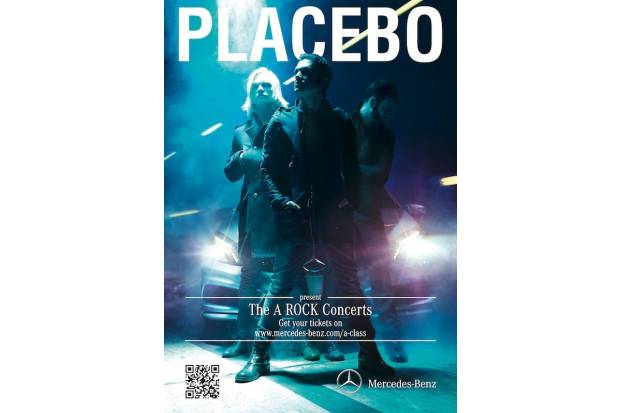 Mercedes Clase A y Placebo en gira A ROCK