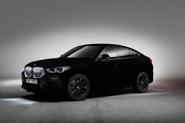 BMW X6 Vantablack: así es el coche más negro del mundo