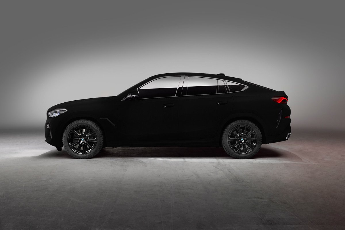 BMW X6 Vantablack: así es el coche más negro del mundo