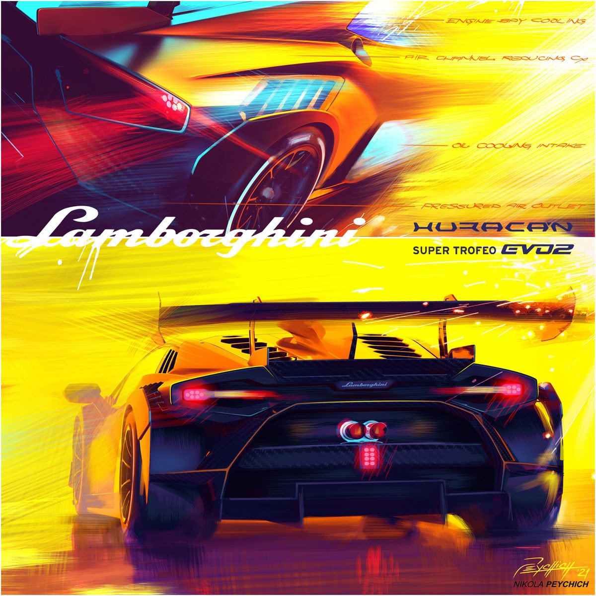 Lamborghini Huracán Super Trofeo EVO2: la marca italiana actualiza su coche de carreras