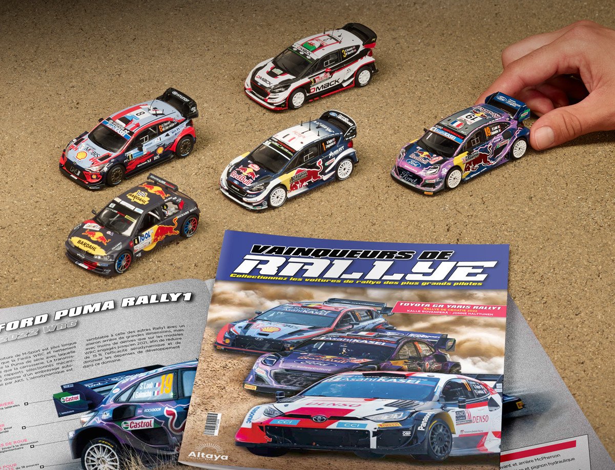 Todos los detalles de la nueva colección de Altaya: Los Vencedores de Rally escala 1/43