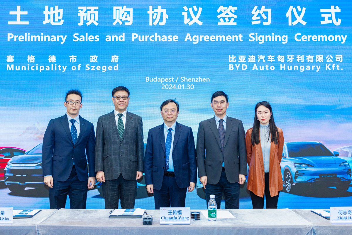 BYD fabrica europa