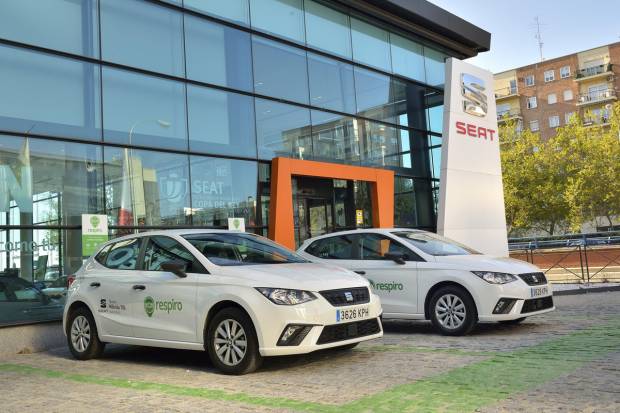 SEAT te alquila un coche por horas o días en Madrid