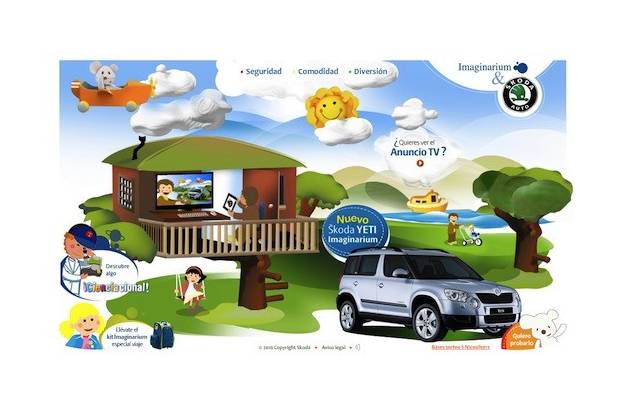 Skoda Yeti Imaginarium, juega con tus dibujos en 3D