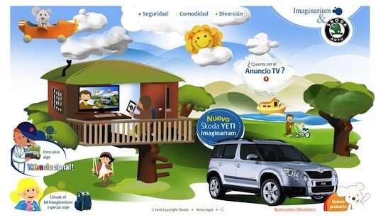 Skoda Yeti Imaginarium, juega con tus dibujos en 3D