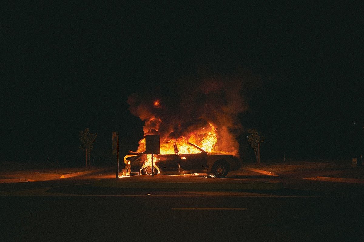 incendio carretera
