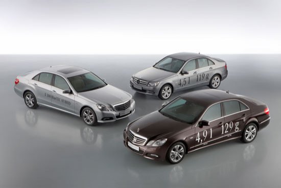 Mercedes prepara las berlinas que menos consumen 
