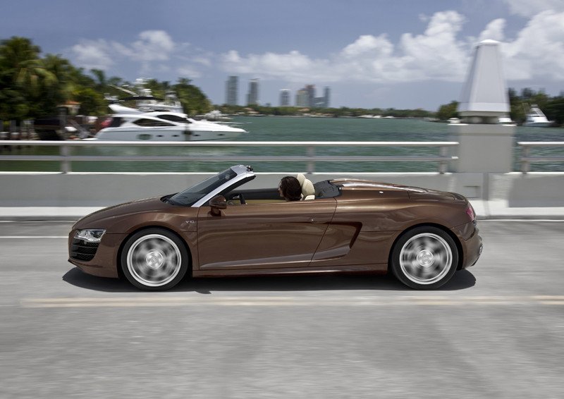 Audi R8 Spyder, el coche de IronMan se suelta la melena