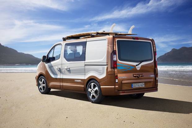 Opel Vivaro Surf, preparado para la playa