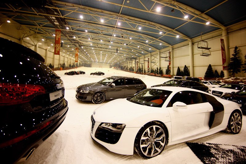 Los nuevos Audi de los jugadores del Real Madrid
