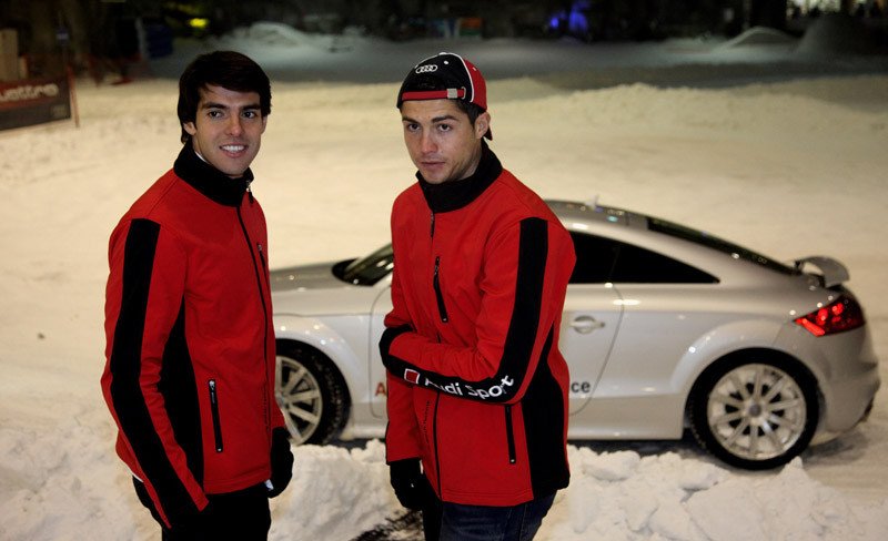 Los nuevos Audi de los jugadores del Real Madrid