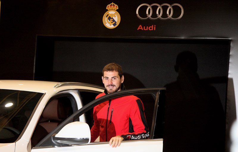 Los nuevos Audi de los jugadores del Real Madrid