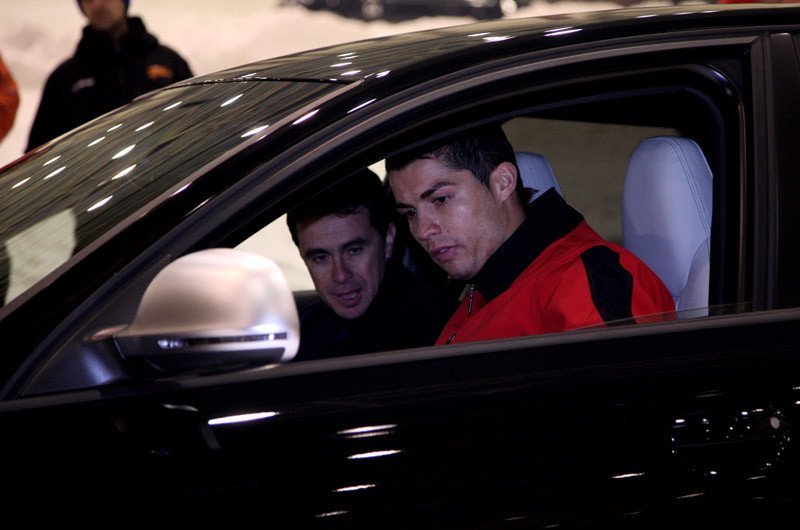 Los nuevos Audi de los jugadores del Real Madrid