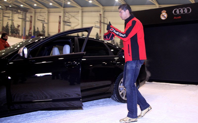 Los nuevos Audi de los jugadores del Real Madrid