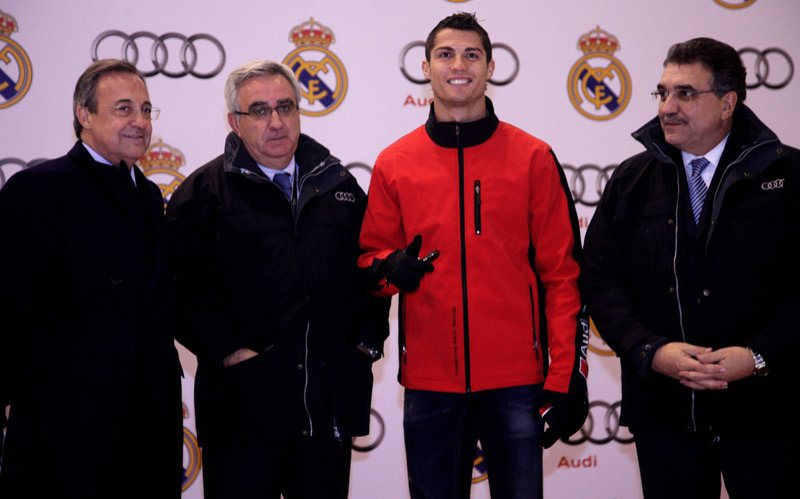Los nuevos Audi de los jugadores del Real Madrid