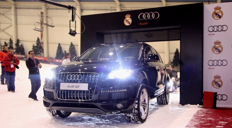 Los nuevos Audi de los jugadores del Real Madrid
