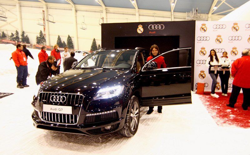 Los nuevos Audi de los jugadores del Real Madrid