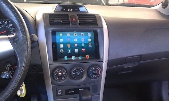 AutoFriki: Instalar iPad Mini en el salpicadero del coche