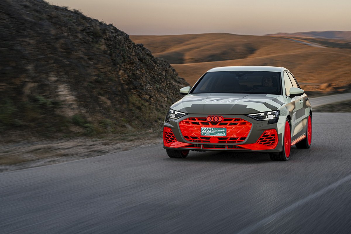 Audi S3 prototype adelanta el S3 2024