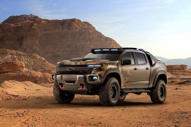 Chevrolet Colorado ZH2, el vehículo militar con pila de combustible