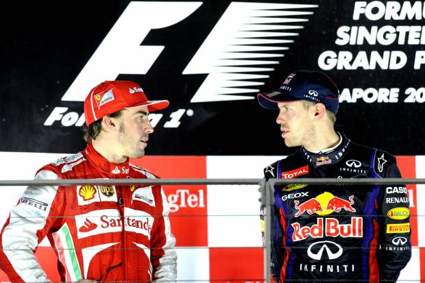 Fórmula 1. Gran Premio de Singapur: Vettel de paseo, Alonso al límite
