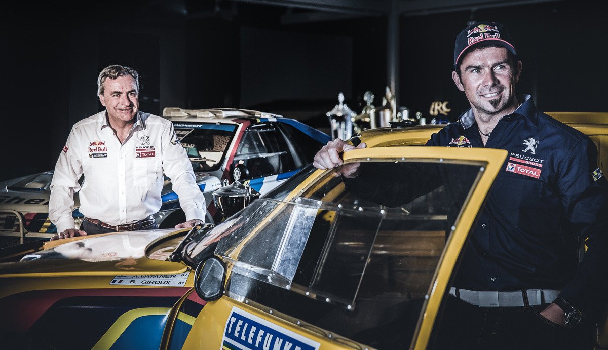Cyril Depres y Carlos Sainz