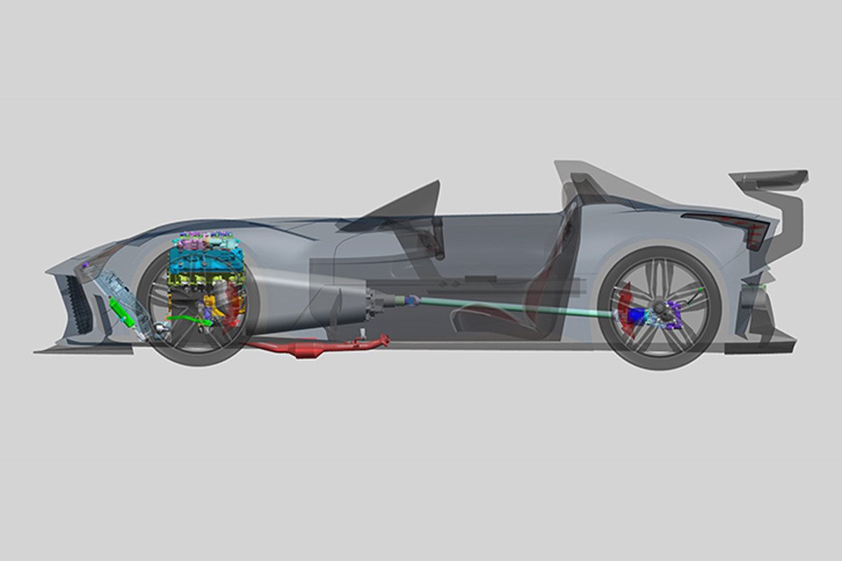 Suzuki Vision Gran Turismo: prototipo virtual que mezcla la Hayabusa con un Swift Sport