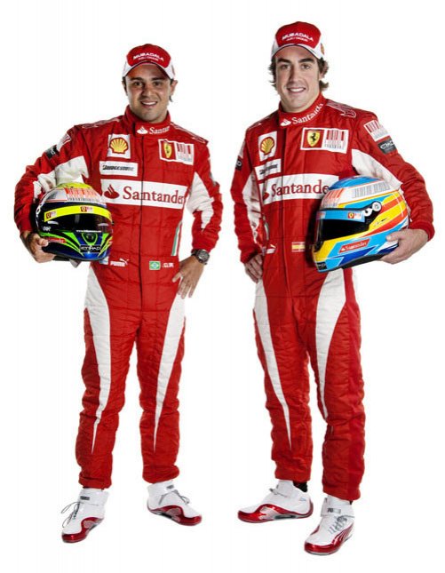 Fernando Alonso y su nuevo Ferrari