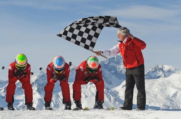 Fernando Alonso y su nuevo Ferrari