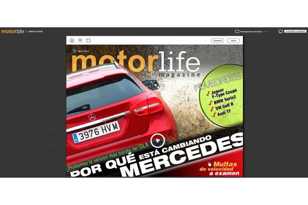 Revista digital e interactiva MotorLife Magazine, ahora con visualizador online