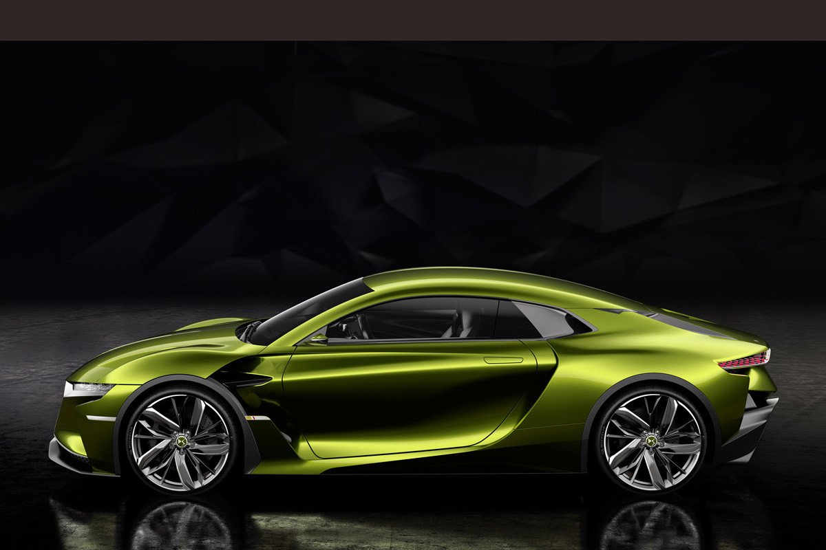 DS E-Tense, el coupé eléctrico