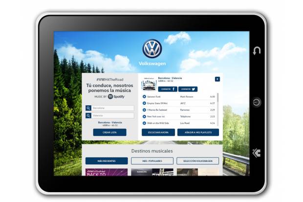 Volkswagen lanza una App para personalizar la música de tus viajes