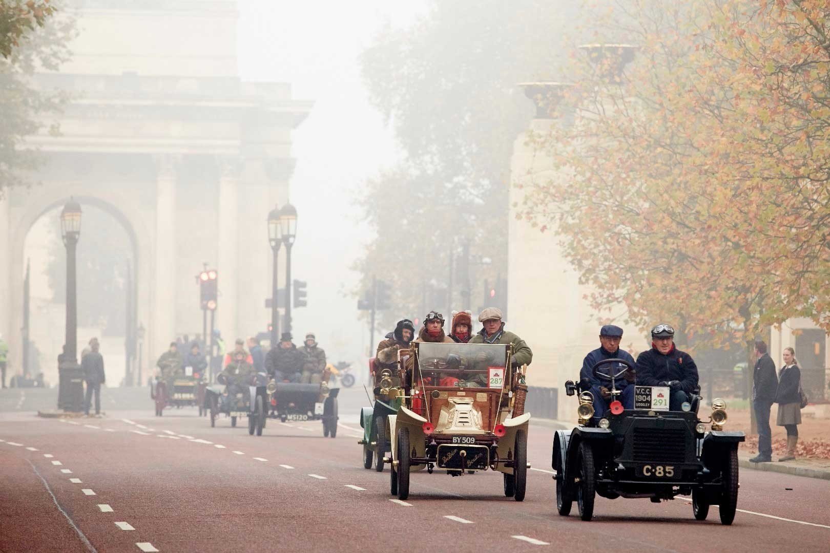 La London-Brighton 2016 honra a Benz y Daimler