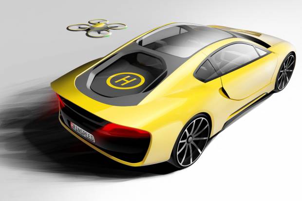 Rinspeed Etos, el deportivo con dron incorporado