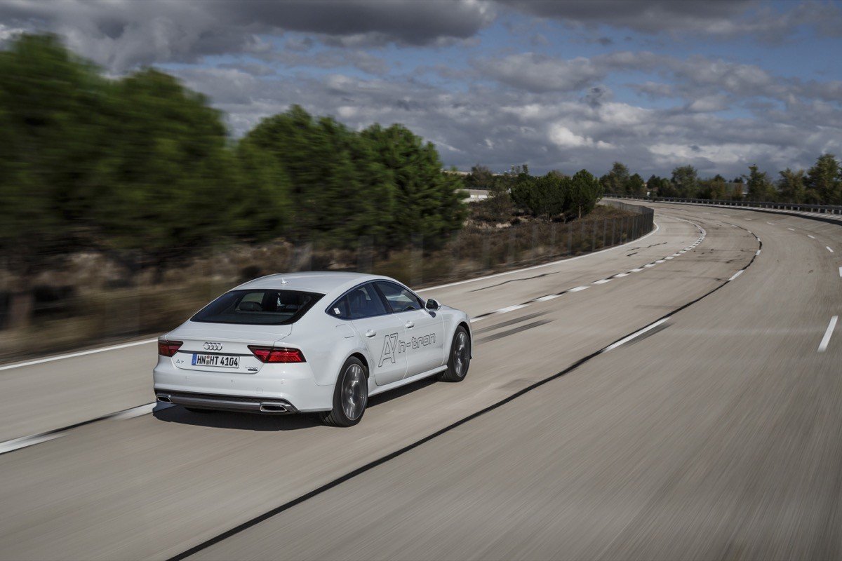 Audi A7 Sportback h-tron: al volante del Audi que funciona con hidrógeno 