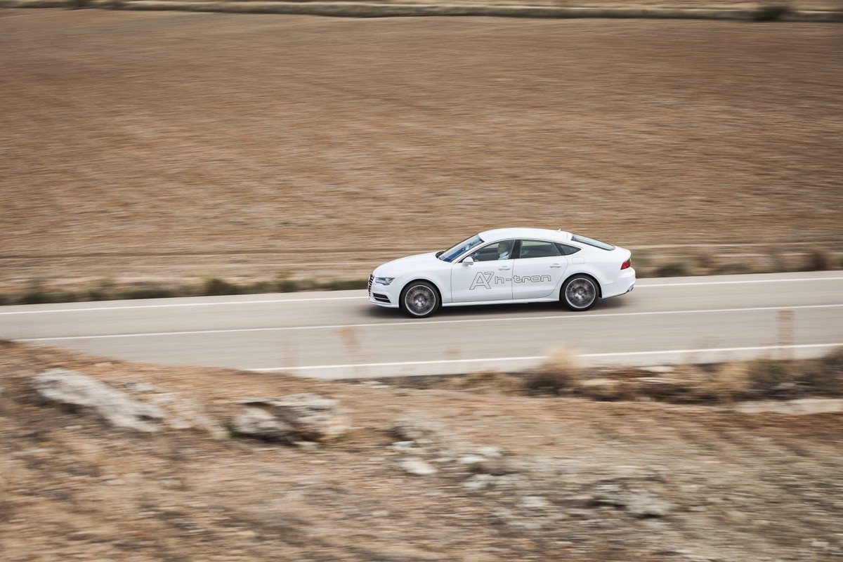 Audi A7 Sportback h-tron: al volante del Audi que funciona con hidrógeno 