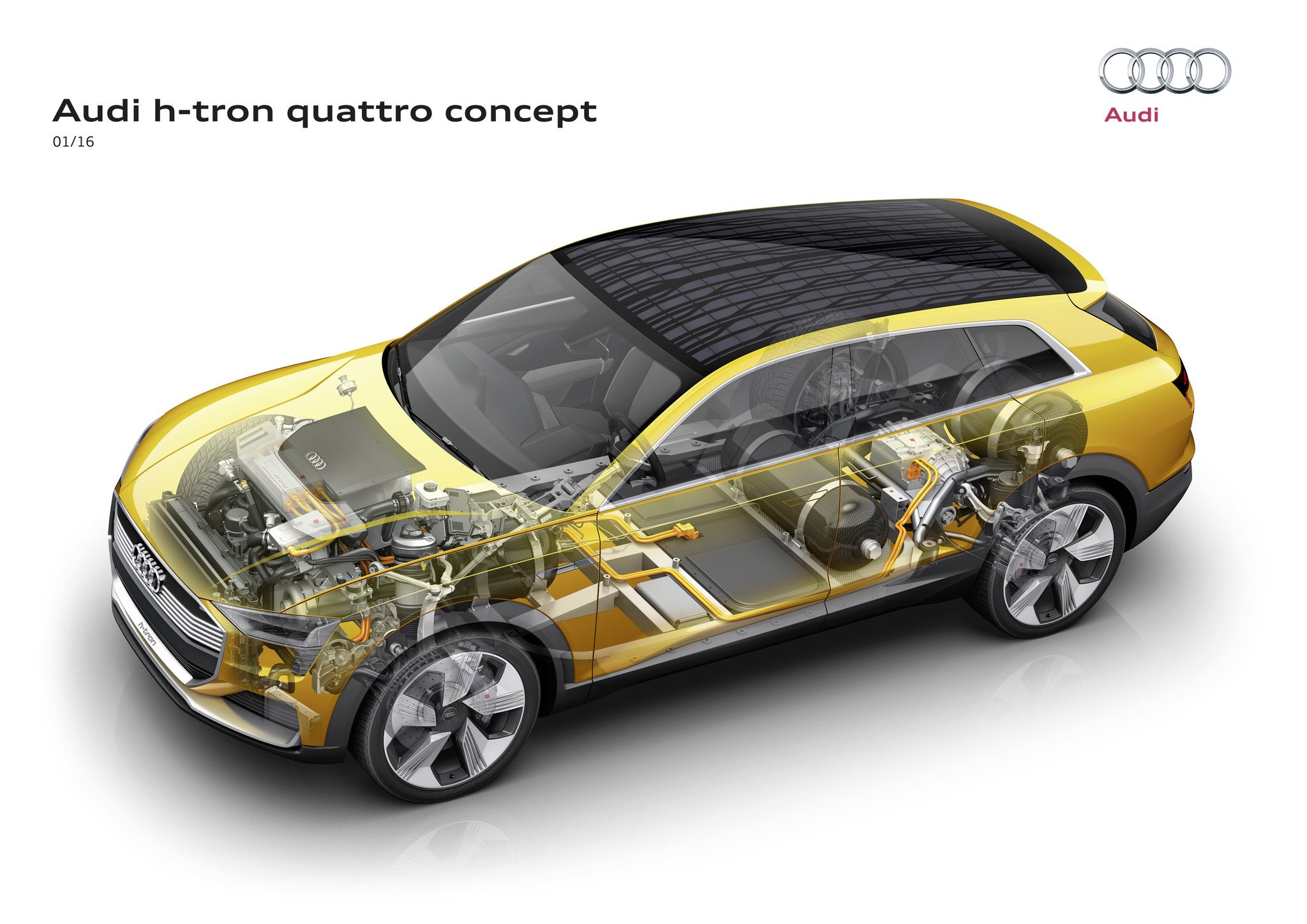 Audi h-tron quattro concept: ahora también con hidrógeno