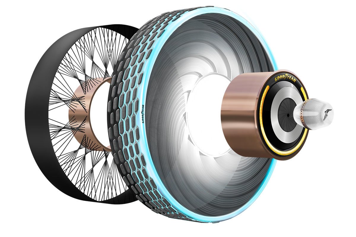 Goodyear reCharge: el neumático personalizable y que podrás reparar en casa