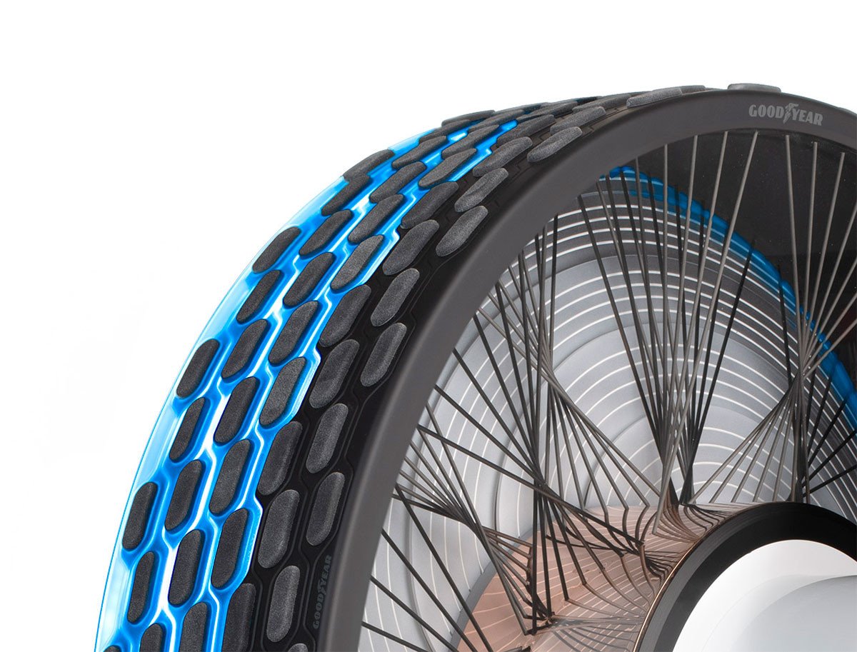Goodyear reCharge: el neumático personalizable y que podrás reparar en casa