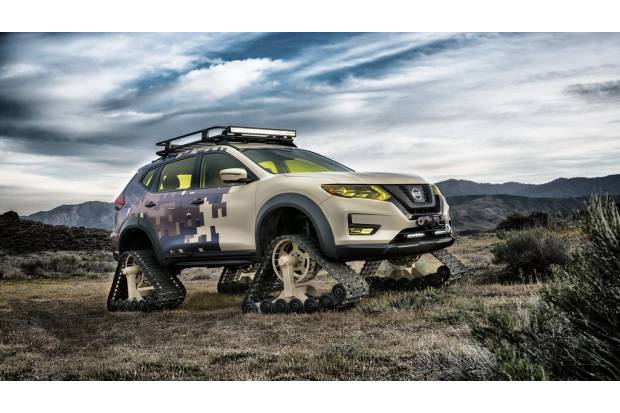 Nissan Rogue Trail Warrior Project: orugas en vez de ruedas