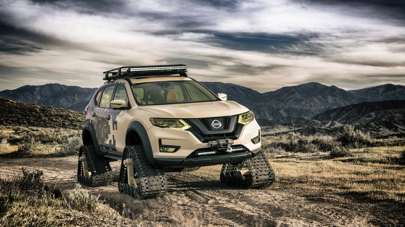 Nissan Rogue Trail Warrior Project: orugas en vez de ruedas