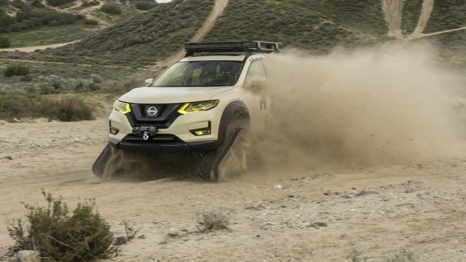 Nissan Rogue Trail Warrior Project: orugas en vez de ruedas