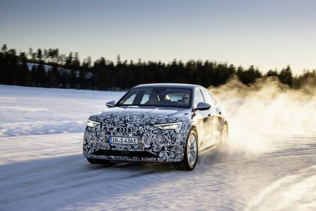 Cómo hace sus pruebas secretas Audi en la nieve de sus futuros modelos
