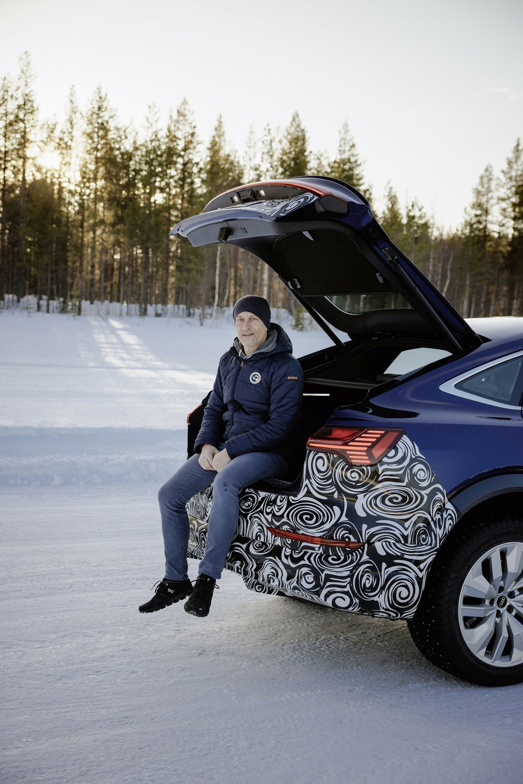 Cómo hace sus pruebas secretas Audi en la nieve de sus futuros modelos
