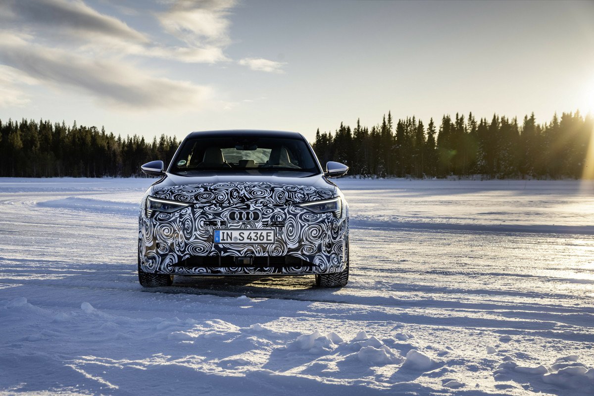 Cómo hace sus pruebas secretas Audi en la nieve de sus futuros modelos
