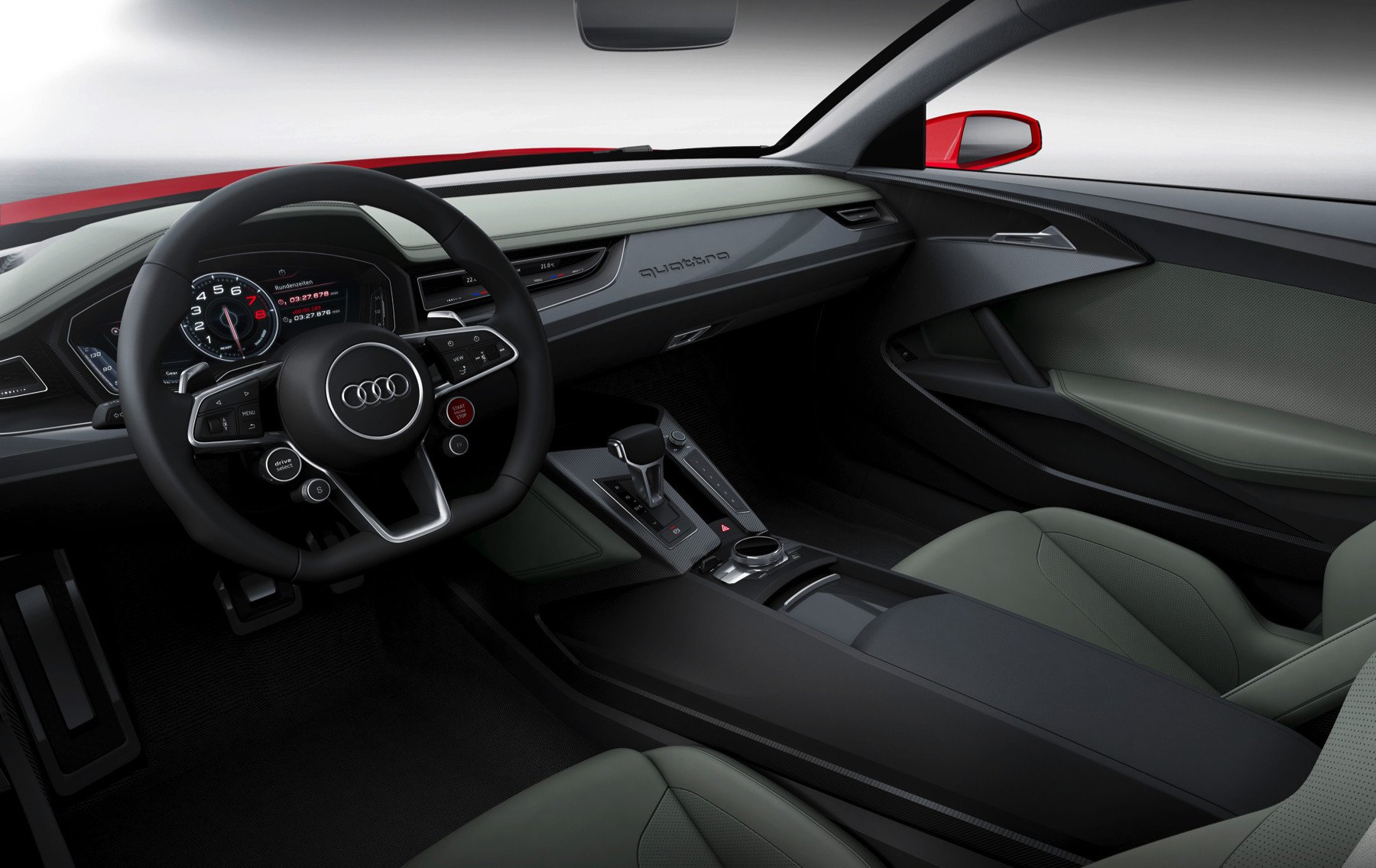 Audi Sport quattro concept laserlight, el coupé deportivo híbrido con luces láser