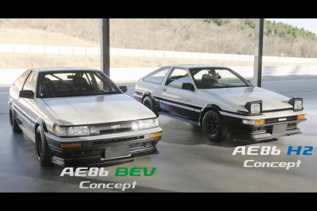Tofu Delivery: vídeo del Toyota AE86 de Initial D con motor de hidrógeno