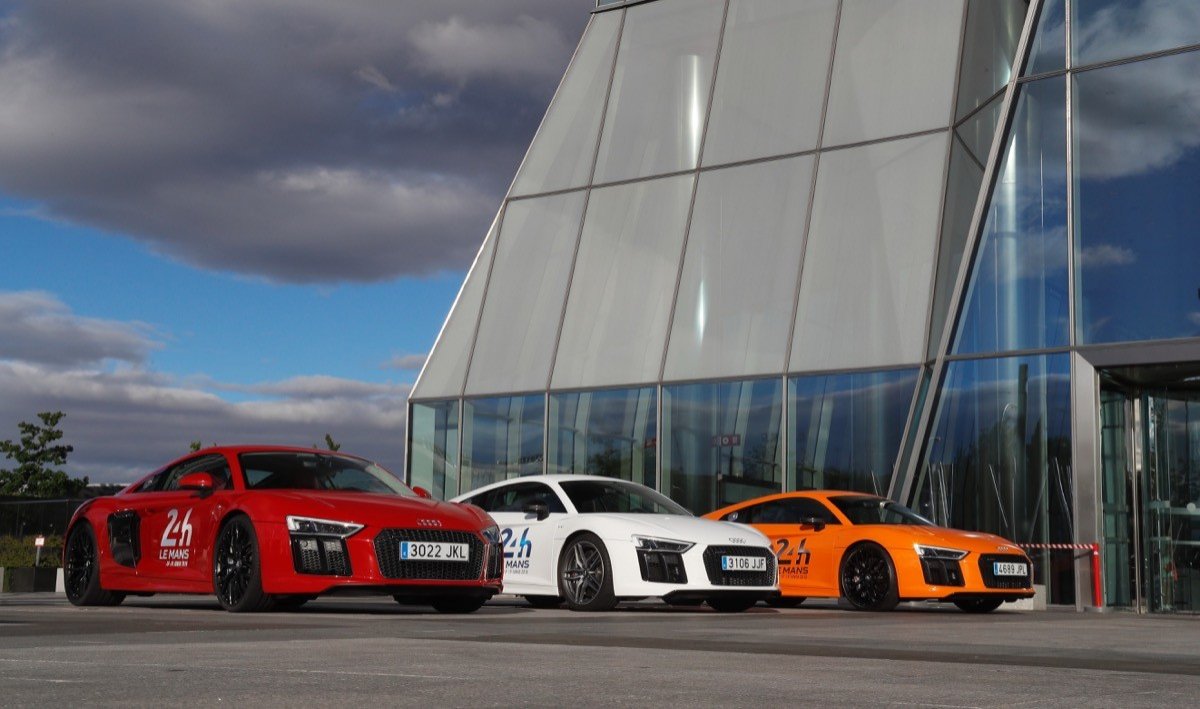 Prueba: de Madrid a Le Mans en un Audi R8 V10 plus