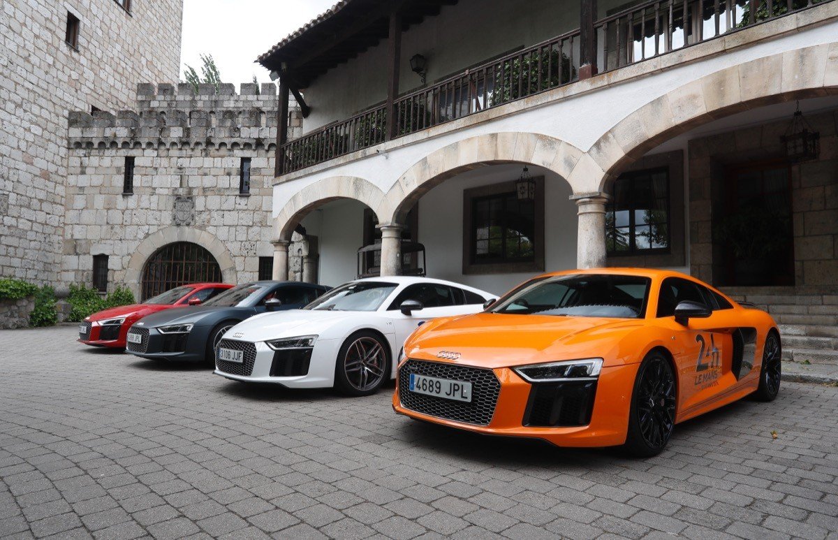 Prueba: de Madrid a Le Mans en un Audi R8 V10 plus