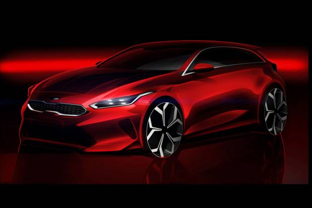 Primer boceto del próximo Kia Ceed